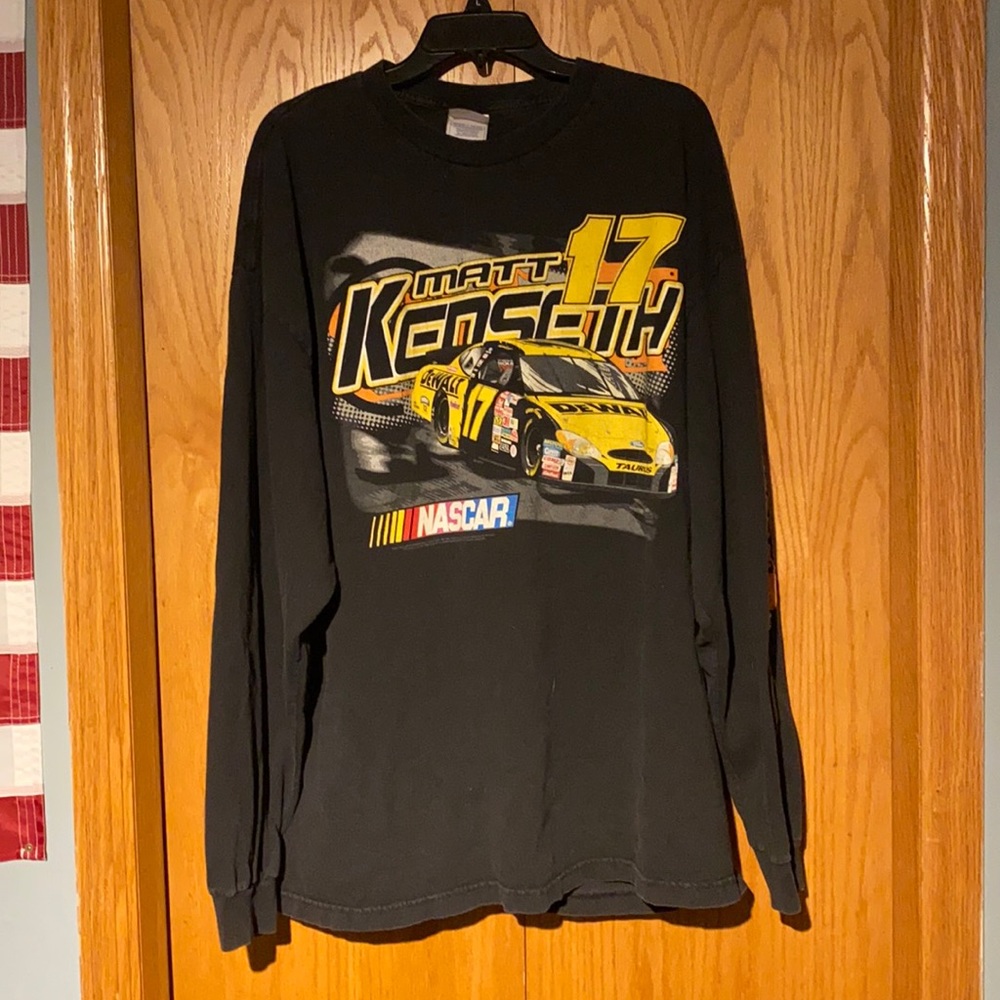 Long sleeve nascar tee shirt